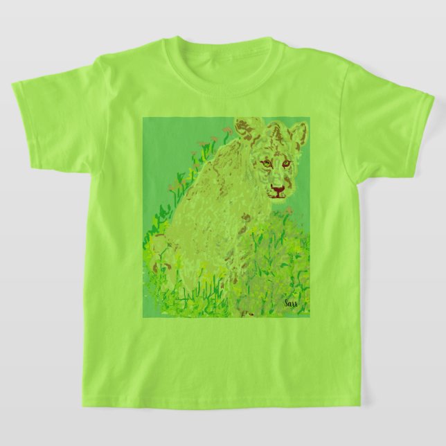 T-skikt: Vild av Afrika T Shirt (Laydown)