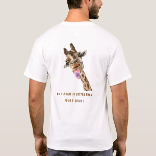 T-skirt med en fantastisk Giraffe-gåva T Shirt