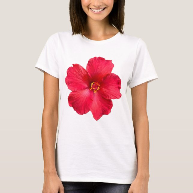 T-skirt med Hibiscus T Shirt (Framsida)