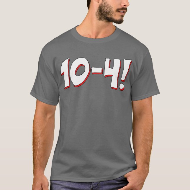 t-skjorta 10-4 tee shirt (Framsida)