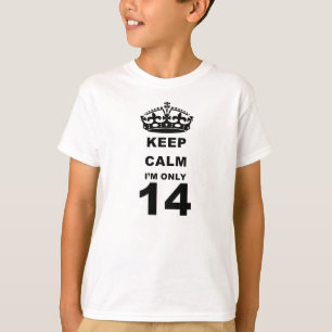 t-skjorta endast 14 för behållalugn im t shirt