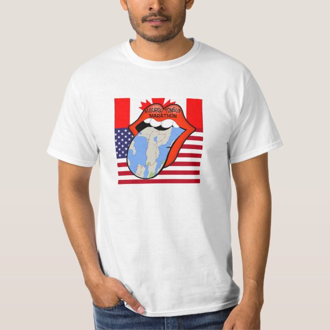 T-skjorta för Alburgh tungamaraton Tee (Framsida)