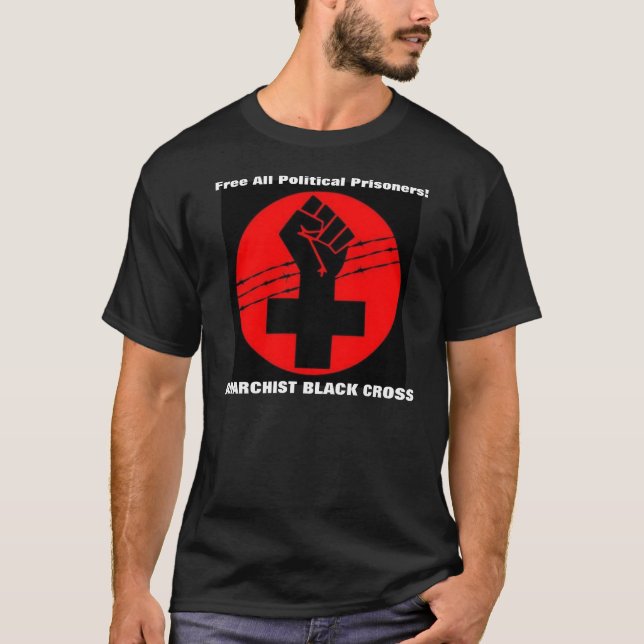 t-skjorta för anarkistsvartkor tee (Framsida)