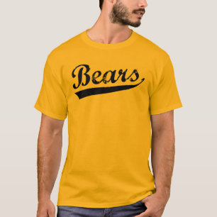T-skjorta för anpassade för namn för björnsportlag tee shirt