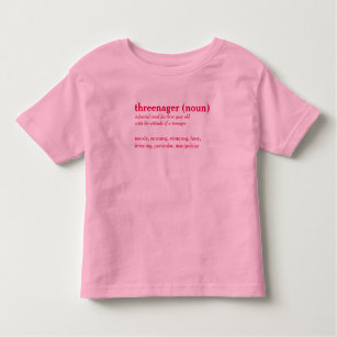 T-skjorta för anpassningsbar för Threenager T Shirt