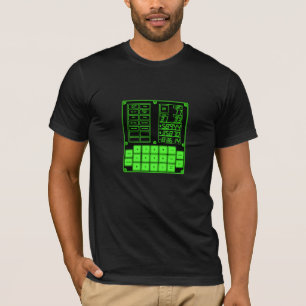 T-skjorta för Apollo DSKY vägledningsdator som T Shirt
