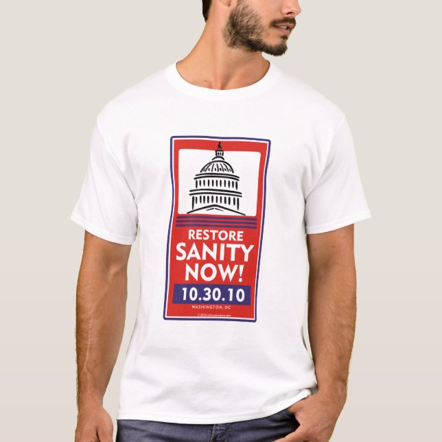 T-skjorta för återställandeSanity nu T Shirt (Framsida)