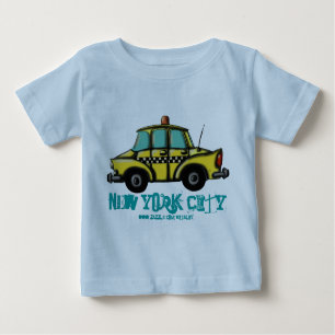 T-skjorta för bebis för NYC-kontrollörcab Tee Shirt