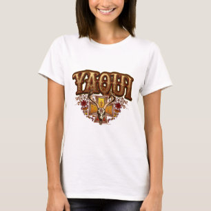 T-skjorta för damer för design för Yaqui T-shirt