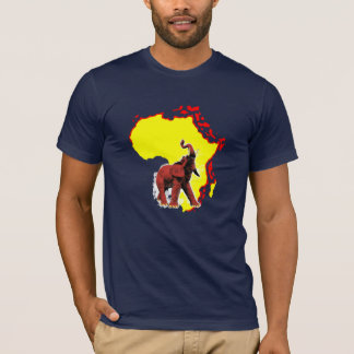 t-skjorta för dräkt för vildafrikaamerikan t-shirt
