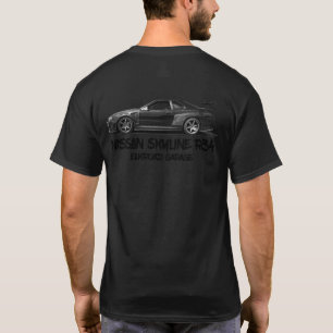 T-skjorta för Elkroad garageNissan horisont R34 T Shirt