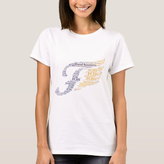 T-skjorta för FCHS-musikbandhjälpmotorer Tee Shirt (Framsida)