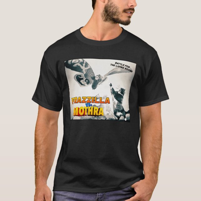 T-skjorta för Frazzilla kattmörk T Shirt (Framsida)