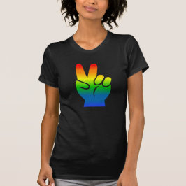 T-skjorta för gay pridefredmörk t shirt