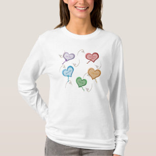 T-skjorta för godishjärtavalentin tee shirt