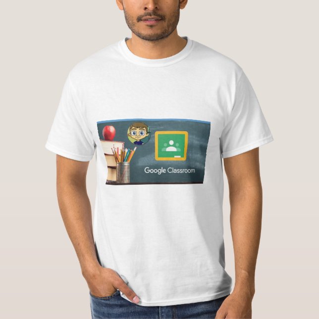 t skjorta för googlklassrum t shirt (Framsida)