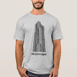 T-Skjorta för konst för New York skyscraperfoto T-shirt