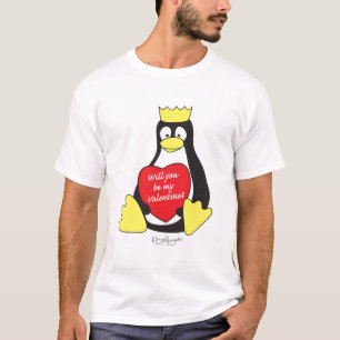 t-skjorta för kungpingvinvalentin t shirt
