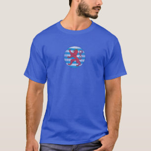 T-skjorta för LUXEMBOURG lejon flygplanemblem Tee