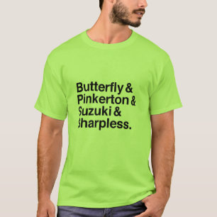 T-skjorta för Madama fjärilstecken Tee Shirt
