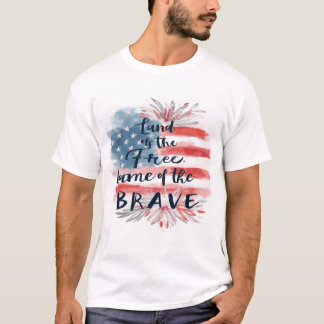 T-skjorta för modiga amerikanska medborgare t shirt