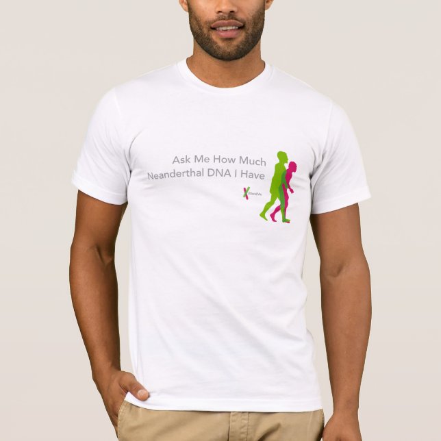 t-skjorta för Neanderthal 23andMe T Shirt (Framsida)