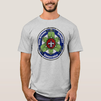 T-skjorta för New Orleans sparkcykelkooperativ T-shirt