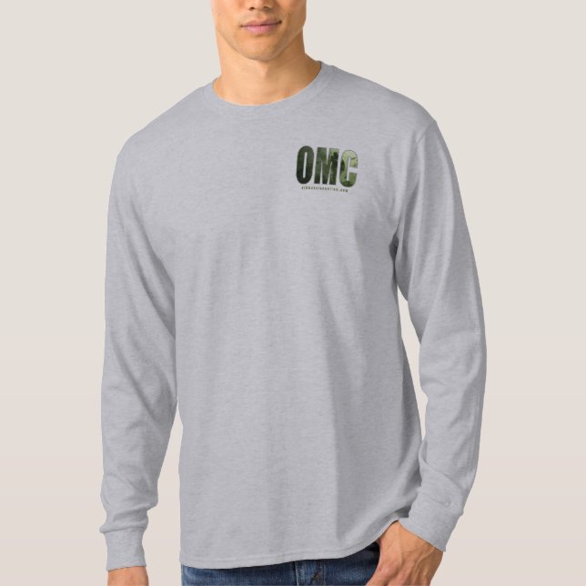 T-skjorta för OMC-logotyplångärmad Tröja (Framsida)