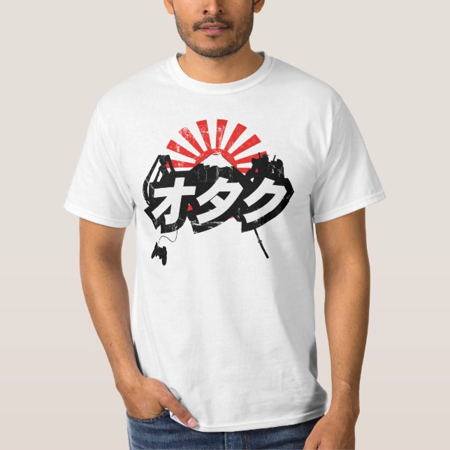 T-skjorta för OTAKU Vinatage Tröja (Framsida)