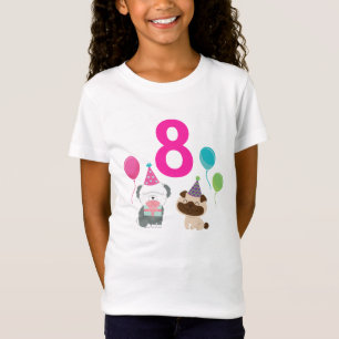 T-skjorta för Personalizable valpfödelsedag T Shirt