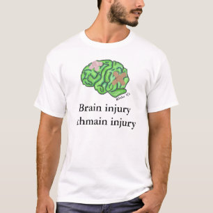 T-skjorta "för skada för schmain för hjärnskad t-shirt