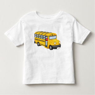 T-skjorta för skolbusssmåbarntransport t-shirt