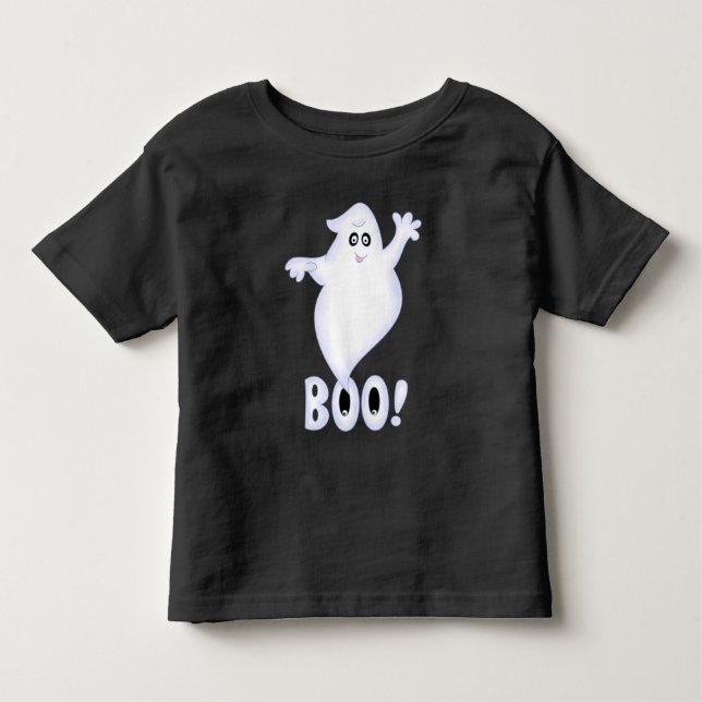 T-skjorta för småbarn för buspökeHalloween helgdag T-shirt (Framsida)
