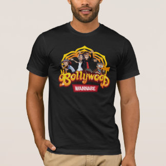 T-skjorta för svart för Bollywood Wannabeofficiell Tee