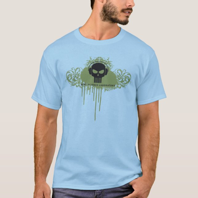 t-skjorta för taktvetenskapslaboratorium tee shirt (Framsida)