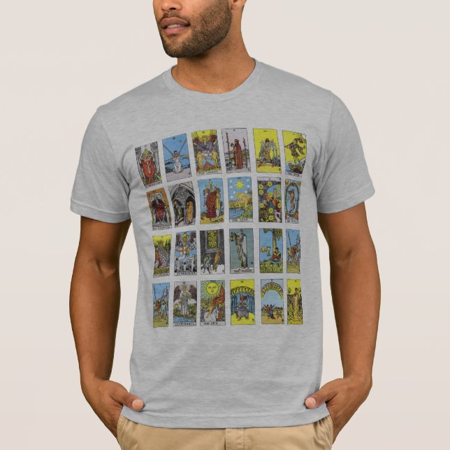 T-skjorta för Tarot kort Tee (Framsida)