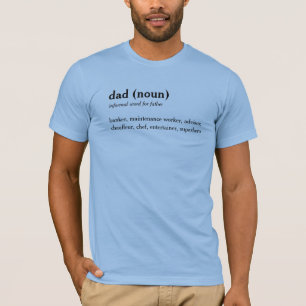 T-skjorta för text för pappaordbokdefinition t shirt