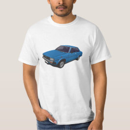 T-skjorta för Toyota Corolla DX KE70 2 dörrblått Tee Shirt