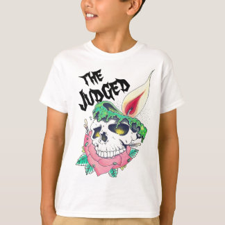 t-skjorta för ungar för skallestearinljus unisex- tee
