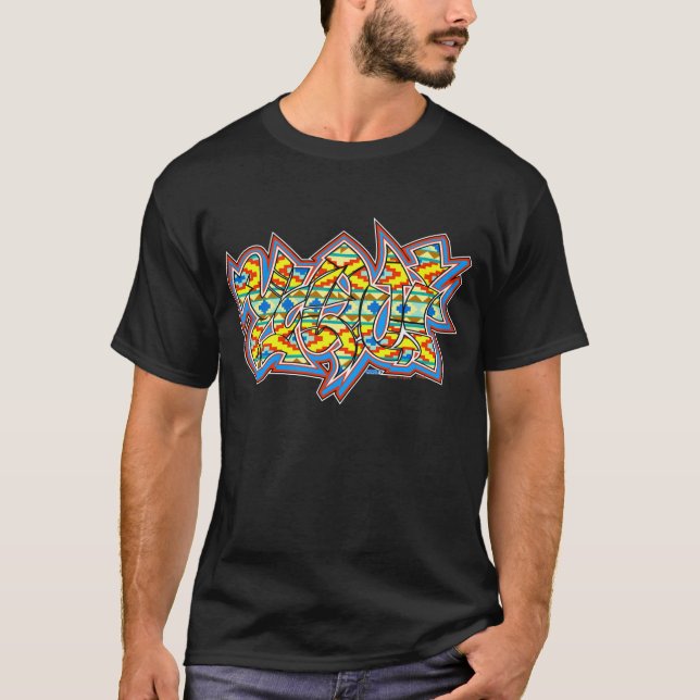 T-skjorta för Yaqui gatabära Tee Shirt (Framsida)