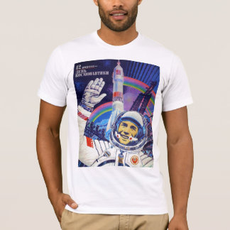 T-skjorta för Yuri Gagarin kosmonautmanlig T-shirt