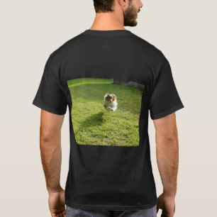 T-skjorta, framsida och baksida, hyllbild t shirt