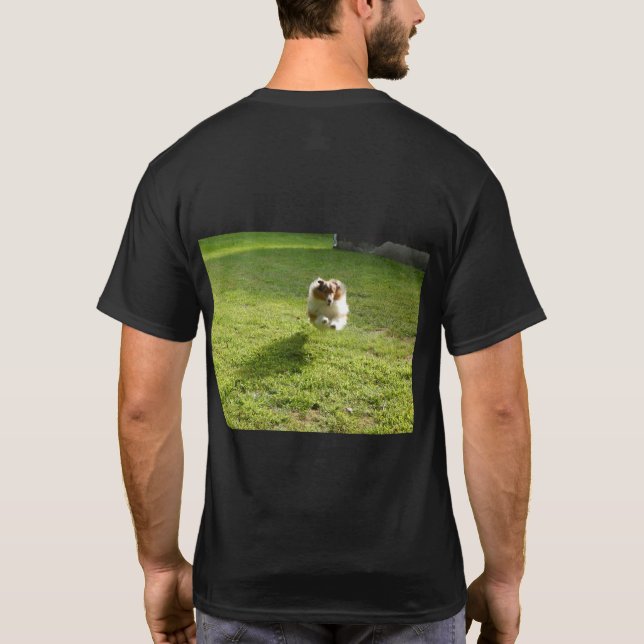 T-skjorta, framsida och baksida, hyllbild t shirt (Baksida)