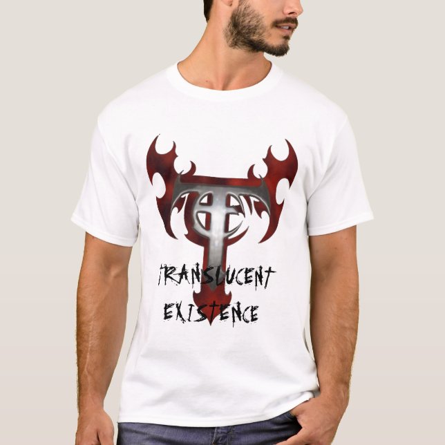t-skjorta GENOMSKINLIG EXISTENS Tee Shirt (Framsida)