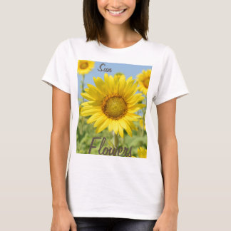 t skjorta med solblommor shirt