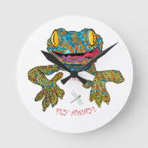 T-skjorta med tecknad ödla