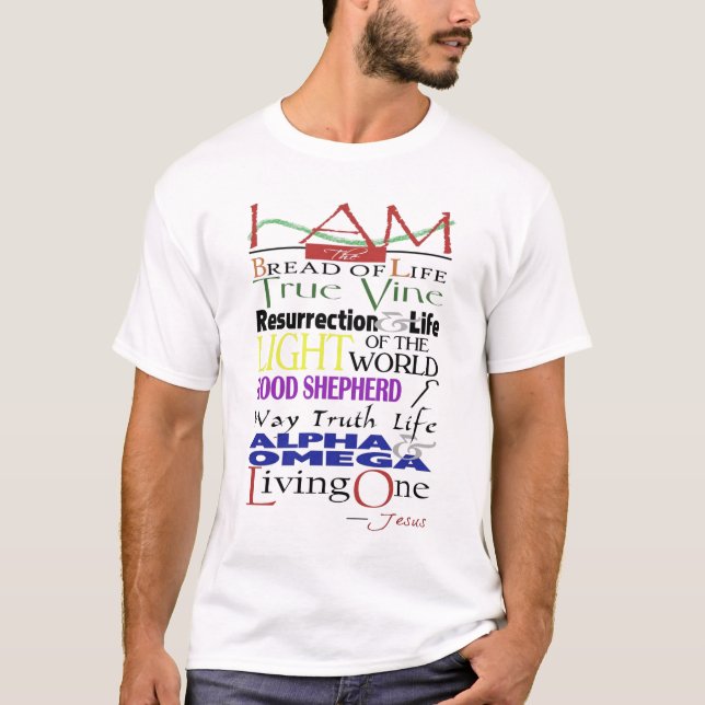 T-skjorta mig förmiddagord t-shirt (Framsida)