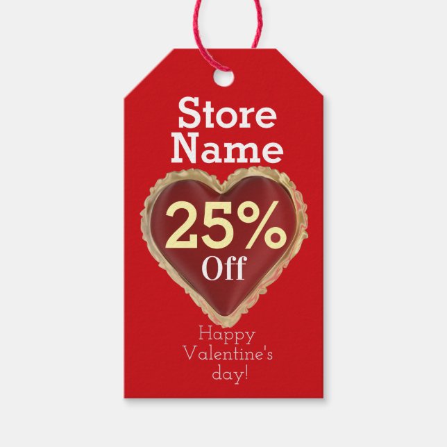 T-skjorta pris presentetikett (Framsidan)