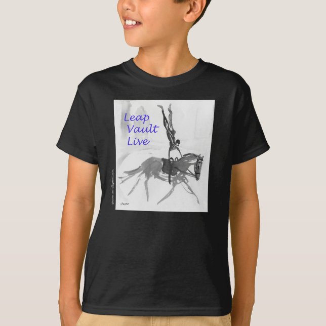 T-skjorta - rid- välva tee shirt (Framsida)