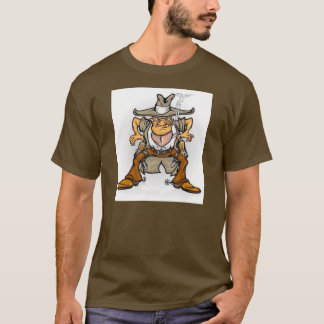 t-skjorta som är western, cowboy, bandit t shirt